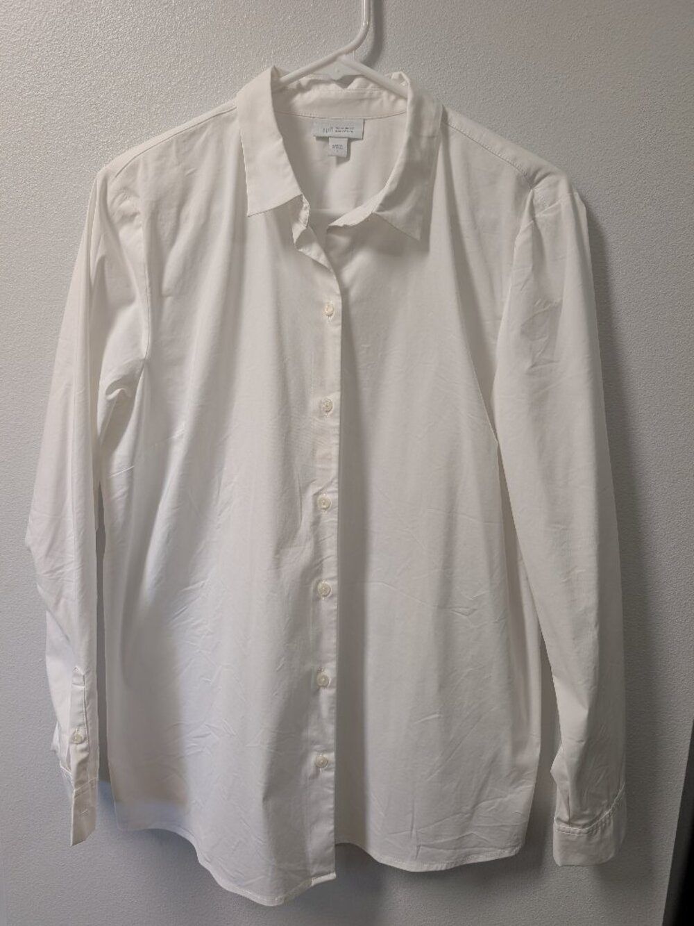 J. Jill White Collection Button Down Long Sleeve Shirt